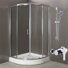 Комплект Душевой уголок BelBagno Uno R 2 90 C Cr + Смеситель BelBagno Tanaro TAN ESDM CRM для душа + Душевой гарнитур BelBagno Vittoria VIT SAL CRM фото в интернет-магазине «Wasser-Haus.ru»