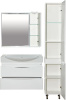 Мебель для ванной Misty Элвис 85 подвесная, белая фото в интернет-магазине «Wasser-Haus.ru»