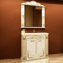 Мебель для ванной Misty Барокко 100 бежевая, патина фото в интернет-магазине «Wasser-Haus.ru»