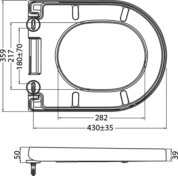 Унитаз подвесной BelBagno Amanda BB051CHR безободковый, крышка BB105SC с микролифтом фото в интернет-магазине «Wasser-Haus.ru»