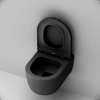 Унитаз подвесной Damixa Sirius DX86C1700MBSC с микролифтом, черный матовый фото в интернет-магазине «Wasser-Haus.ru»