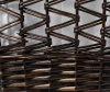 Корзина для белья Wasserkraft Salm WB-270-M темно-коричневая, средняя, угловая фото в интернет-магазине «Wasser-Haus.ru»