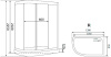 Душевая кабина Timo Comfort T-8802 P R F фото в интернет-магазине «Wasser-Haus.ru»
