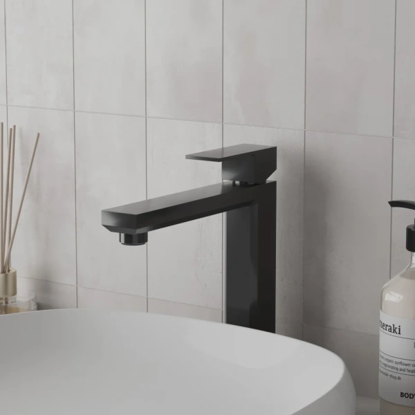 Смеситель для раковины Paini Grazia 21PZ205M черный матовый фото в интернет-магазине «Wasser-Haus.ru»