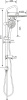 Душевой комплект Agger Proud A0893500 смеситель + Душевая стойка Agger Breeze фото в интернет-магазине «Wasser-Haus.ru»
