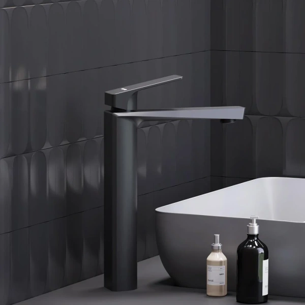 Смеситель для раковины Damixa Merkur 400250300 черный фото в интернет-магазине «Wasser-Haus.ru»