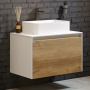 Мебель для ванной Aqwella 5 stars Mobi 80 белая, дуб балтийский фото в интернет-магазине «Wasser-Haus.ru»
