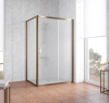 Душевой уголок Vegas Glass ZP+ZPV 120*70 05 10 профиль бронза, стекло сатин фото в интернет-магазине «Wasser-Haus.ru»