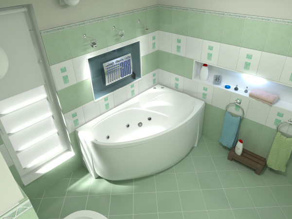 Акриловая ванна Bas Флорида Вн БасВГ19 160x100 R с г/м фото в интернет-магазине «Wasser-Haus.ru»