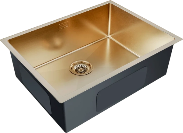 Мойка кухонная Paulmark Next PM215844-BG брашированное золото фото в интернет-магазине «Wasser-Haus.ru»