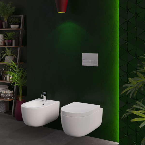 Унитаз подвесной Berges Wasserhaus Ego XL Rimless 082124 с микролифтом фото в интернет-магазине «Wasser-Haus.ru»