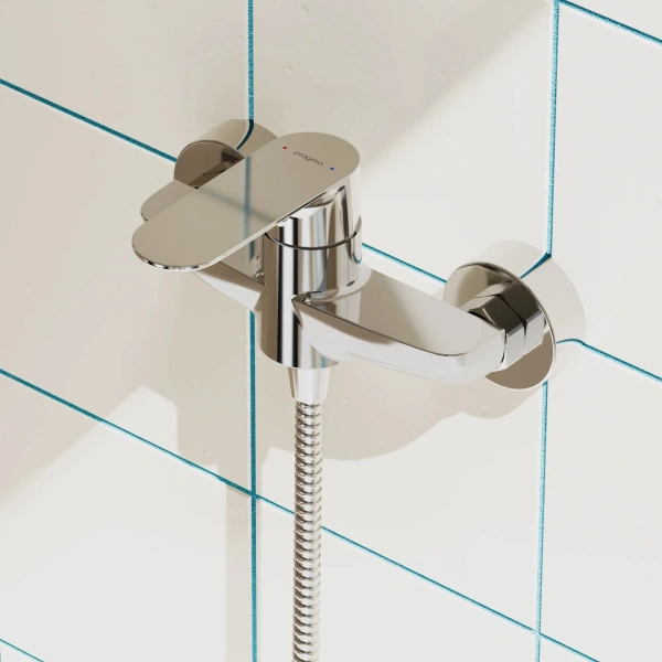 Смеситель для душа Pragma Nanta 902760.NAN3.CFBW.004-2, хром фото в интернет-магазине «Wasser-Haus.ru»