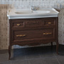 Мебель для ванной ASB-Woodline Модерн 105 антикварный орех фото в интернет-магазине «Wasser-Haus.ru»
