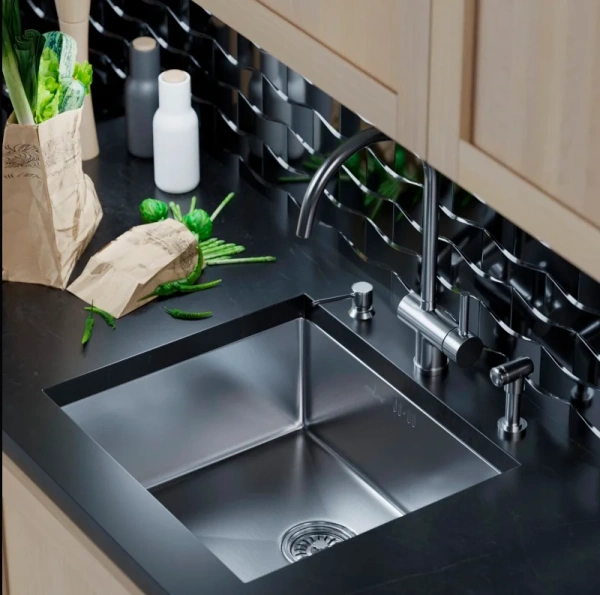 Мойка кухонная Mixline 548568 сатин фото в интернет-магазине «Wasser-Haus.ru»