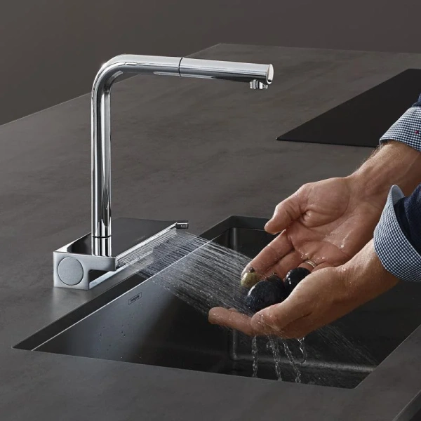 Смеситель для кухни Hansgrohe Aquno Select M81 Aquno Select M81 73830000 хром фото в интернет-магазине «Wasser-Haus.ru»