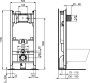 Комплект Унитаз подвесной Ideal Standard Tesi T355101 безободковый + Система инсталляции для унитазов Ideal Standard ProSys Eco Frame 2.0 с кнопкой смыва фото в интернет-магазине «Wasser-Haus.ru»