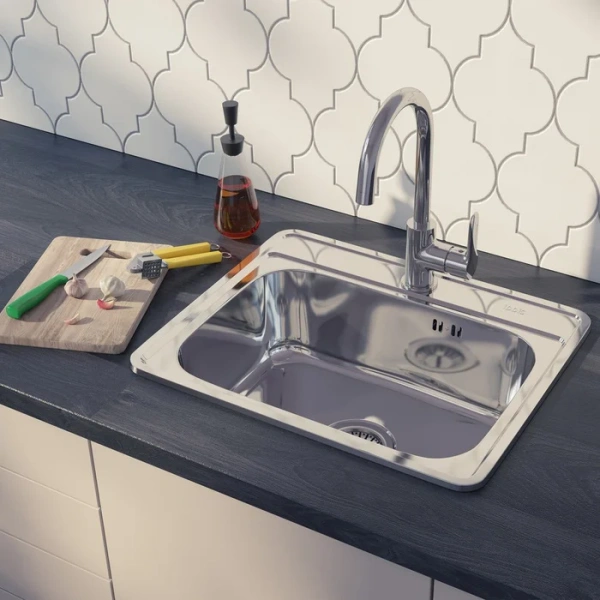 Мойка кухонная IDDIS Basic BBAS53P0i77 фото в интернет-магазине «Wasser-Haus.ru»