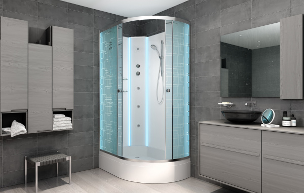 Душевая кабина AvaCan EM3012 N L LED фото в интернет-магазине «Wasser-Haus.ru»
