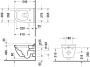 Комплект  Унитаз подвесной Duravit Starck 3 45270900A1 комплект + Система инсталляции для унитазов AlcaPlast AM101/1120-4:1RS M71-001 фото в интернет-магазине «Wasser-Haus.ru»