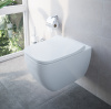 Комплект Унитаз подвесной Vitra Shift 7742B003-0075 с крышкой 191-003-009 + система инсталляции 800-2016 кнопка смыва хром фото в интернет-магазине «Wasser-Haus.ru»
