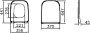 Комплект Унитаз подвесной Vitra Shift 7742B003-0075 с крышкой 191-003-009 + система инсталляции 800-2018 кнопка смыва хром фото в интернет-магазине «Wasser-Haus.ru»