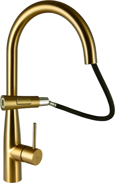 Смеситель для кухни Raiber Graceful RPG-011 золото фото в интернет-магазине «Wasser-Haus.ru»