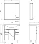 Мебель для ванной ASB-Mebel Альфа 75 фото в интернет-магазине «Wasser-Haus.ru»