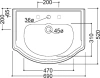 Раковина Kerasan Retro 104601*3 фото в интернет-магазине «Wasser-Haus.ru»