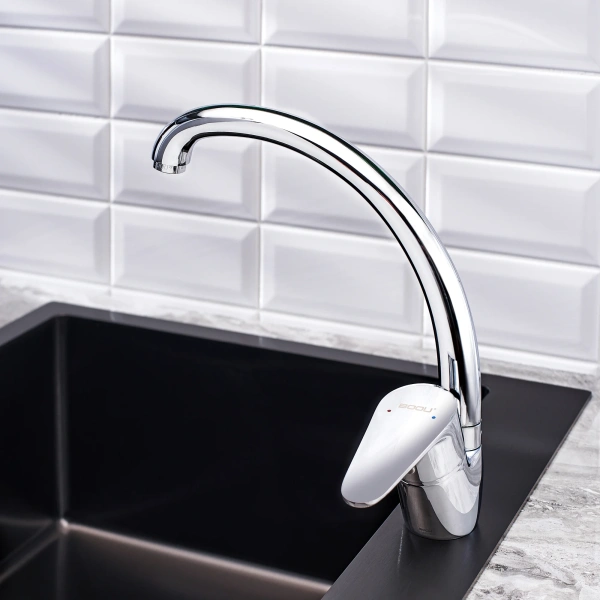 Смеситель для кухни BOOU B8282-10F хром фото в интернет-магазине «Wasser-Haus.ru»