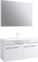 Мебель для ванной Aqwella 5 stars Milan 100 подвесная, с дверцами фото в интернет-магазине «Wasser-Haus.ru»