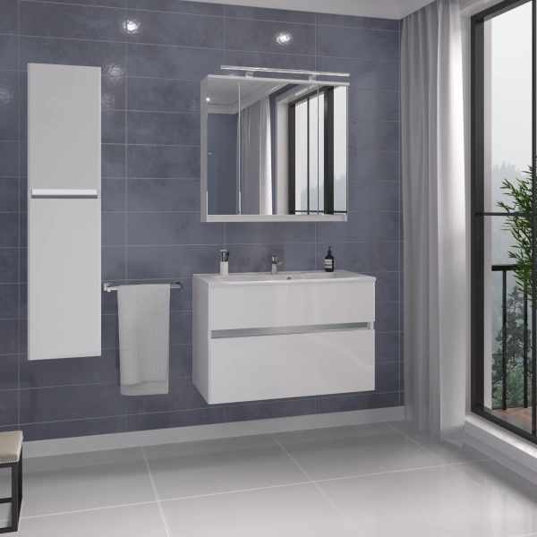 Мебель для ванной SanStar Велья 80 подвесная фото в интернет-магазине «Wasser-Haus.ru»