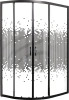 Душевой уголок МОНОМАХ 10000008623 90х70, профиль черный матовый фото в интернет-магазине «Wasser-Haus.ru»