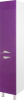Шкаф-пенал Bellezza Эйфория 35 R фиолетовый фото в интернет-магазине «Wasser-Haus.ru»