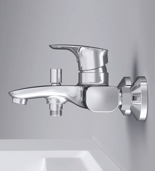 Смеситель Am.Pm Spirit V2.1 F71A10000 для ванны с душем фото в интернет-магазине «Wasser-Haus.ru»