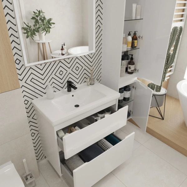 Тумба с раковиной SanStar Riana 100 фото в интернет-магазине «Wasser-Haus.ru»