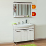 Мебель для ванной Sanflor Толедо 85 венге, орегон фото в интернет-магазине «Wasser-Haus.ru»