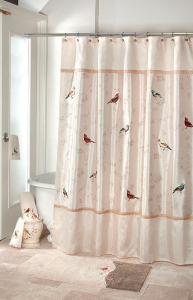 Штора для ванной Avanti Gilded Birds фото в интернет-магазине «Wasser-Haus.ru»