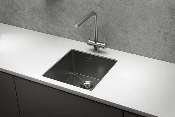 Мойка кухонная Granula 4445U сталь сатин фото в интернет-магазине «Wasser-Haus.ru»