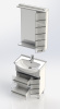 Мебель для ванной Aquanet Доминика 60 белая фото в интернет-магазине «Wasser-Haus.ru»