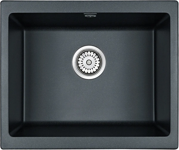 Комплект Мойка кухонная Paulmark Gera 60 PM205546-BLM черный металлик + Смеситель Essen Es213011-418 черный металлик фото в интернет-магазине «Wasser-Haus.ru»