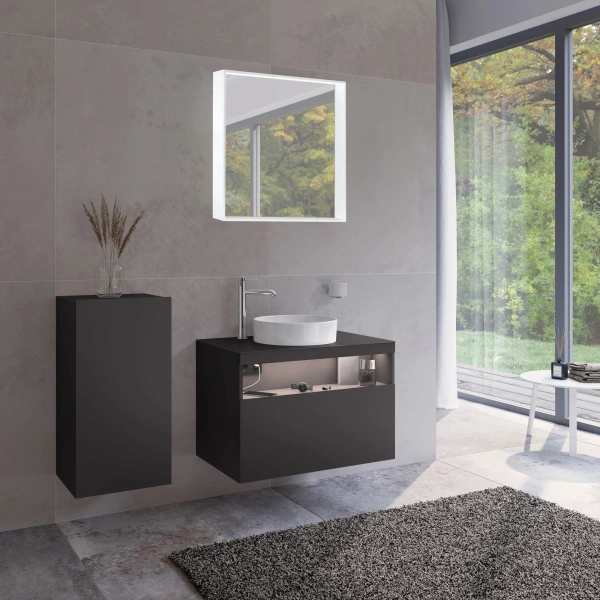 Шкаф Keuco Stageline 32811 L, вулканит фото в интернет-магазине «Wasser-Haus.ru»