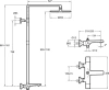 Душевая стойка Jacob Delafon Avid E97389RU-9-CP фото в интернет-магазине «Wasser-Haus.ru»