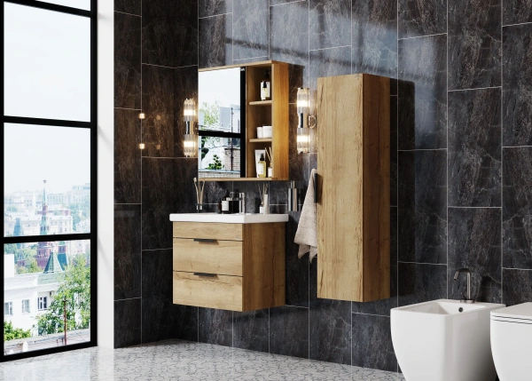Тумба с раковиной Onika Легран 50.13 дуб галифакс фото в интернет-магазине «Wasser-Haus.ru»
