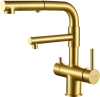 Комплект Мойка кухонная Zorg Inox PVD SZR 5178-2-R bronze + Смеситель Sanitary SZR-3216 Bronze бронза фото в интернет-магазине «Wasser-Haus.ru»