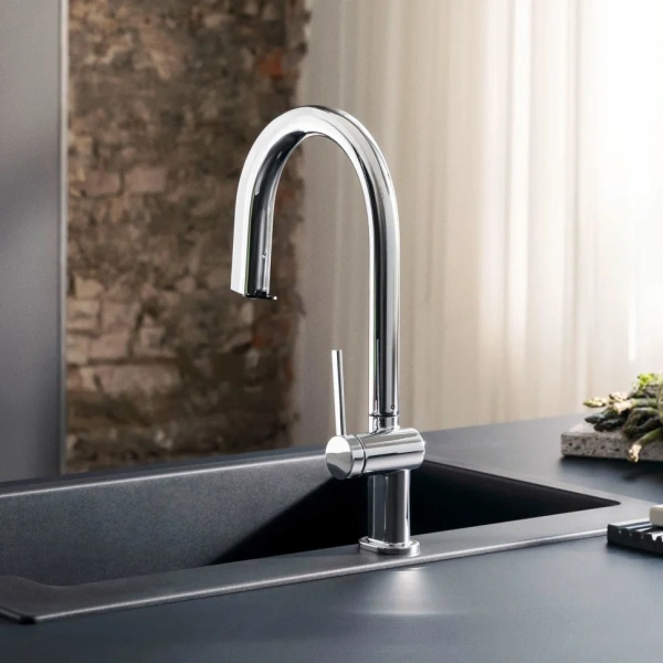 Смеситель для кухни Hansgrohe Aqittura M91 76803000 хром фото в интернет-магазине «Wasser-Haus.ru»