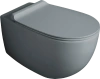 Унитаз подвесной Simas Vignoni VI18 cemento matt безободковый, с микролифтом, серый матовый фото в интернет-магазине «Wasser-Haus.ru»