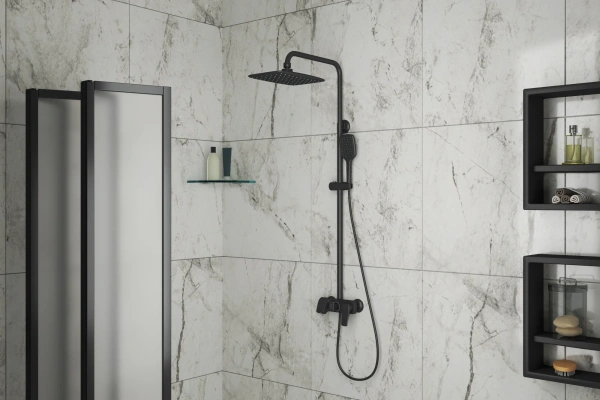 Душевая стойка Rush Nevis NE1735-40Black фото в интернет-магазине «Wasser-Haus.ru»