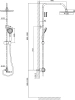 Душевая стойка Rush Bella BL4535-116 фото в интернет-магазине «Wasser-Haus.ru»