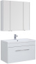 Мебель для ванной Aquanet Августа 100 белая фото в интернет-магазине «Wasser-Haus.ru»