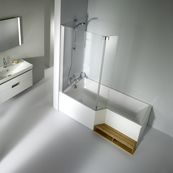 Акриловая ванна Jacob Delafon Bain-Douche Neo E6D000L-00 160x90 фото в интернет-магазине «Wasser-Haus.ru»